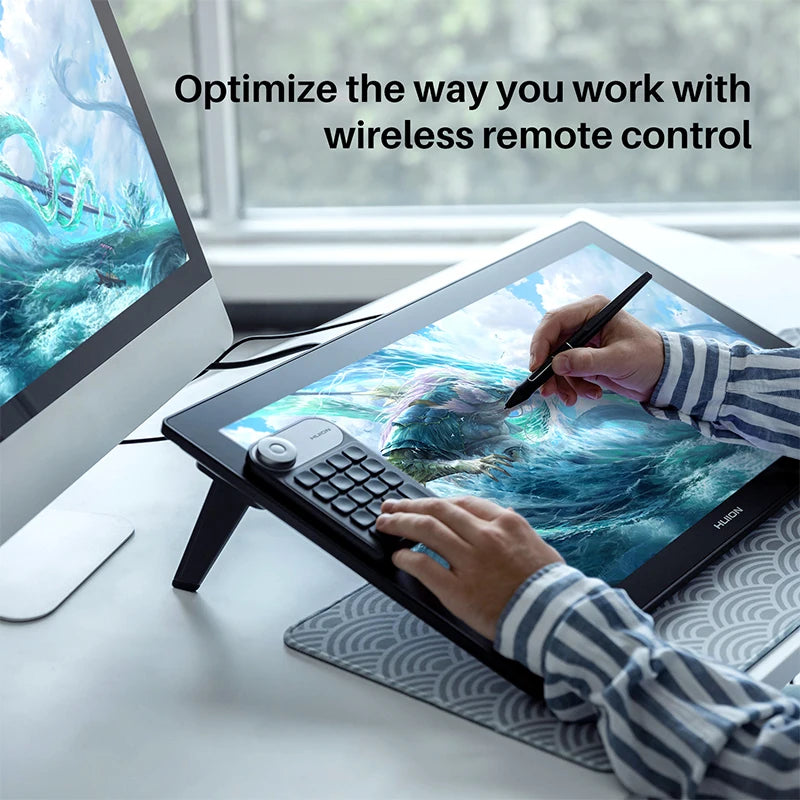 4K Graphics Tablet Screen Full-Laminated Professional Drawing Monitor Built-in Stand