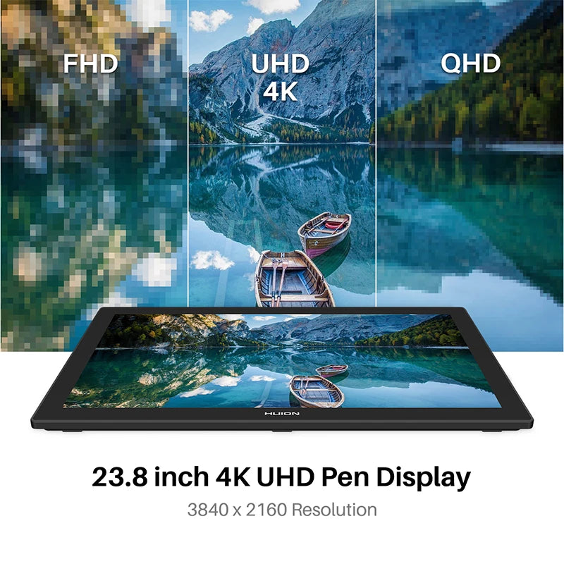 4K Graphics Tablet Screen Full-Laminated Professional Drawing Monitor Built-in Stand