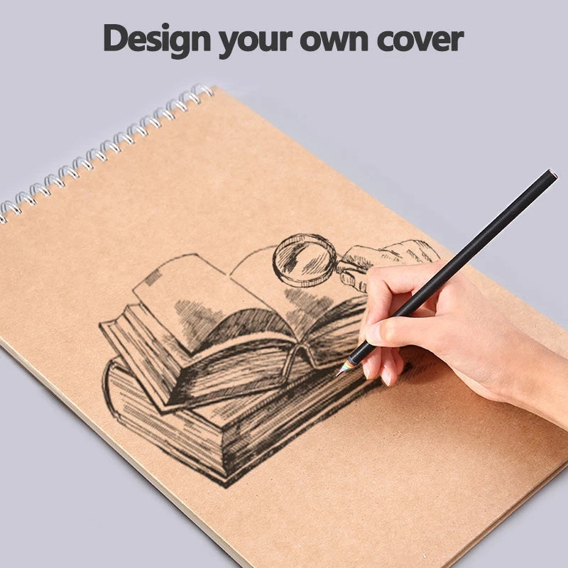 Sketchbook Thick Paper Notebook for painting DIY Creative Practice Drawing