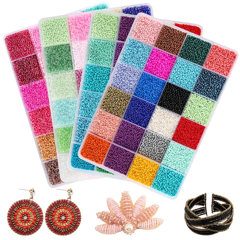 Bead Set With Organizer Box For Jewelry Making