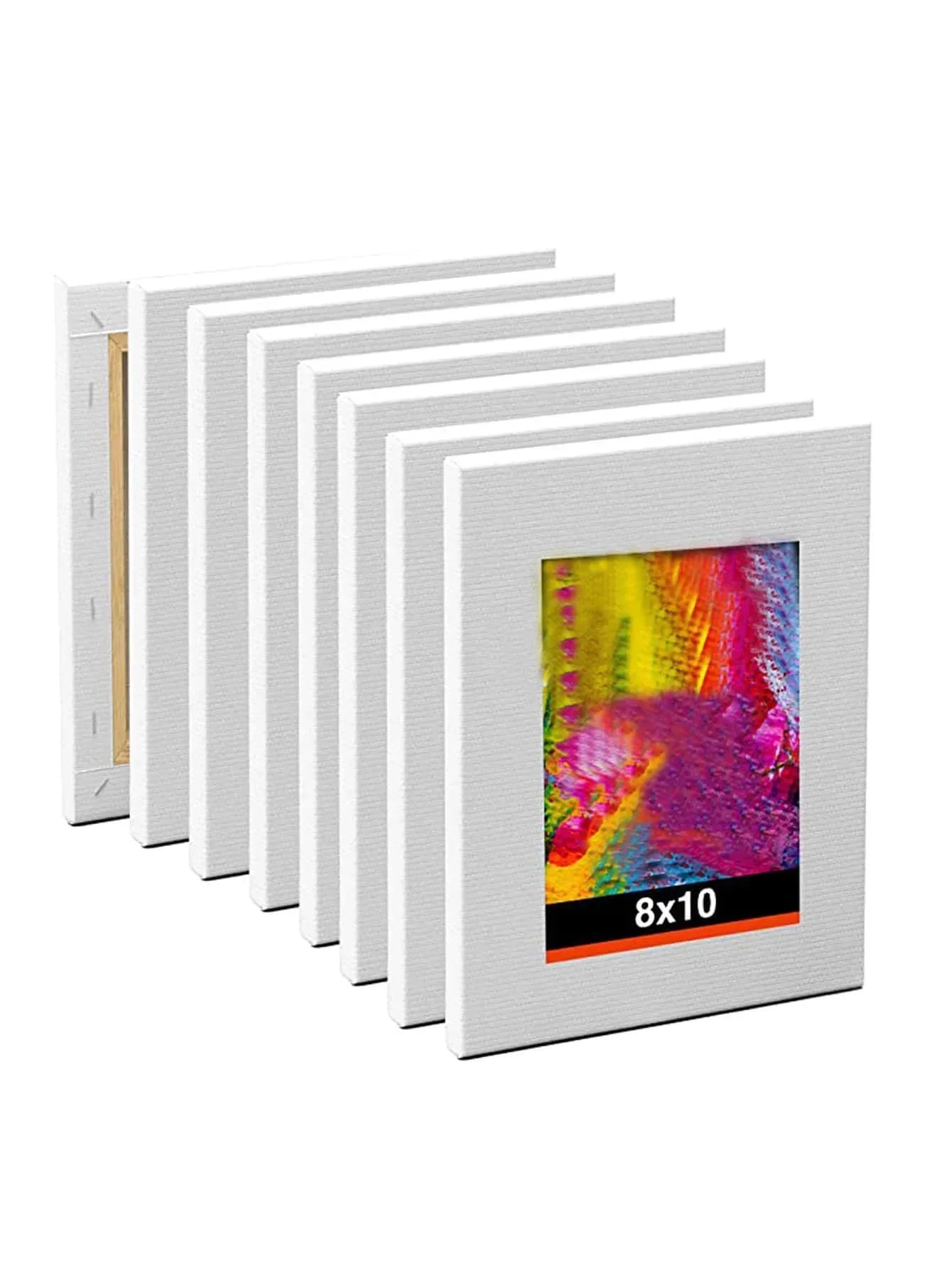 8x10" Inch 100% Cotton Canvas Boards for Acrylic & Oil Paint