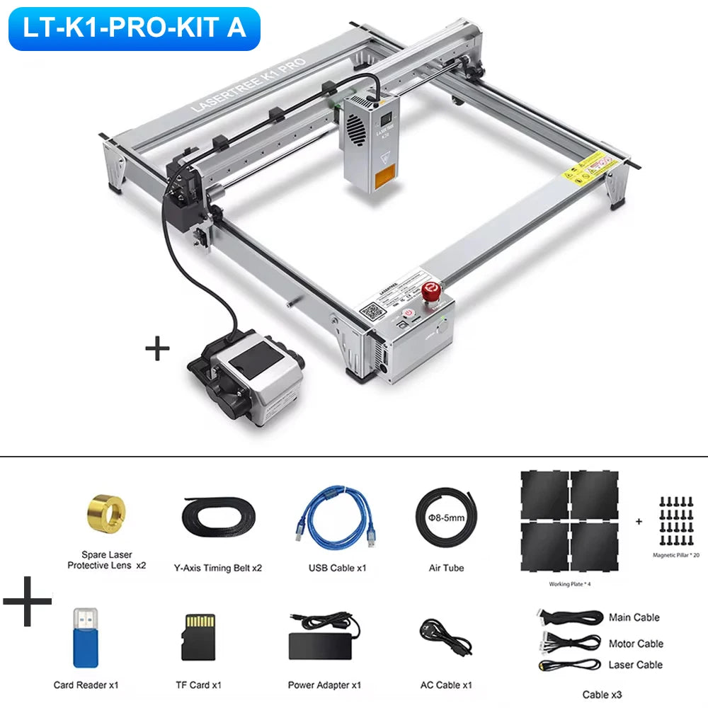 Laser Engraving Woodworking Machine with Laser Cut Tools