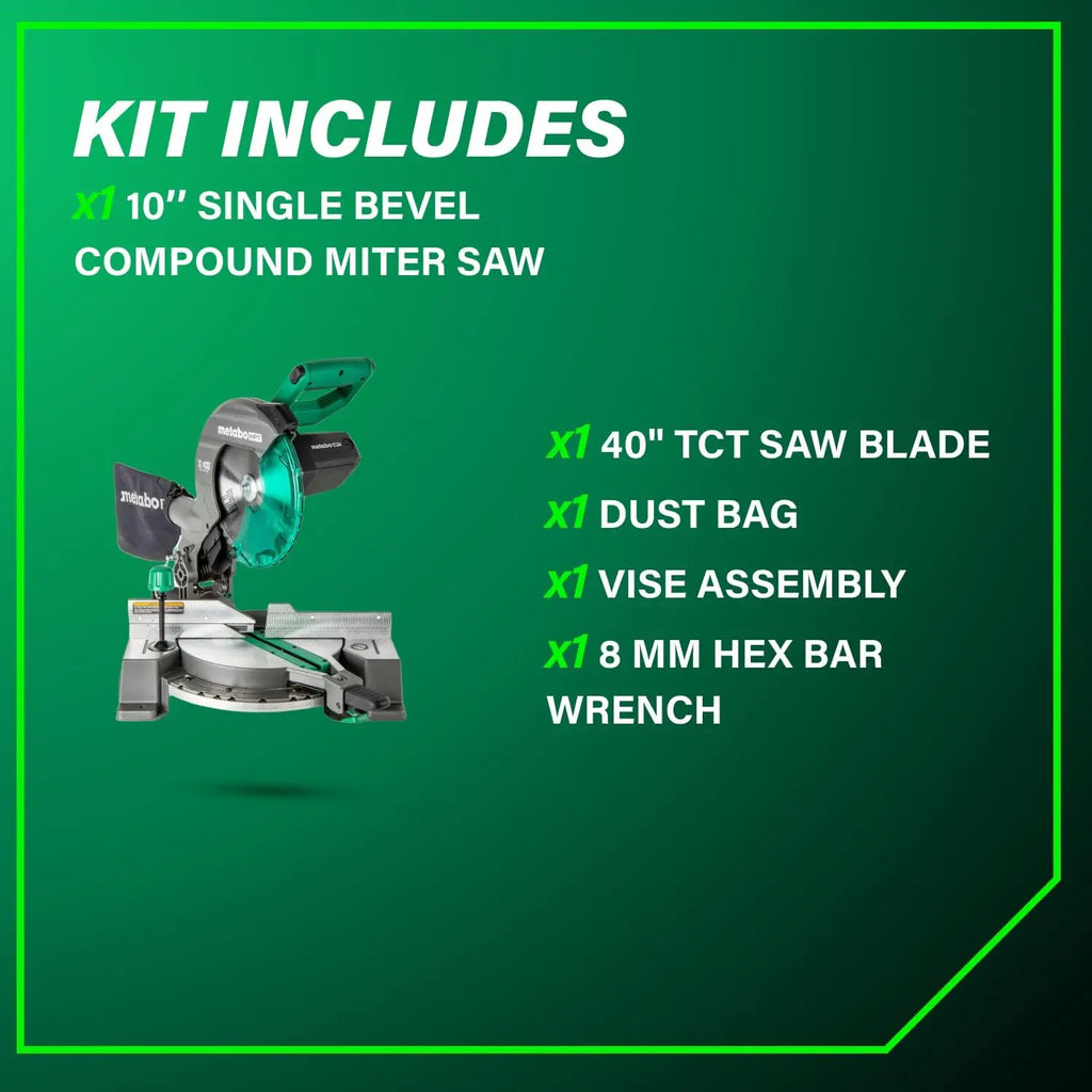 Single Bevel Miter Saw Xact Cut Shadow Line, Precision Angles, Lightweight