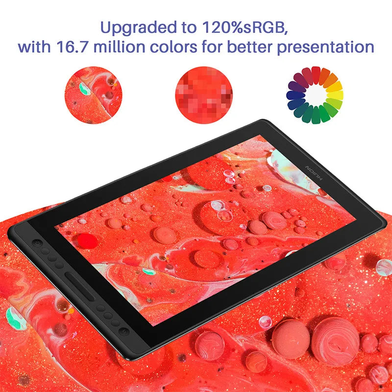 Drawing Pen Tablet 15.6 Inch Digital Graphic Display Monitor with Tilt Function