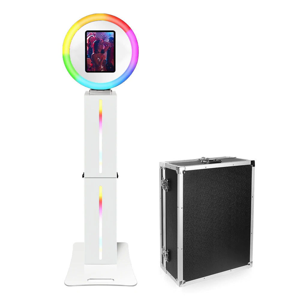 12.9' iPad Wedding Photo Booth with Ring Light for events