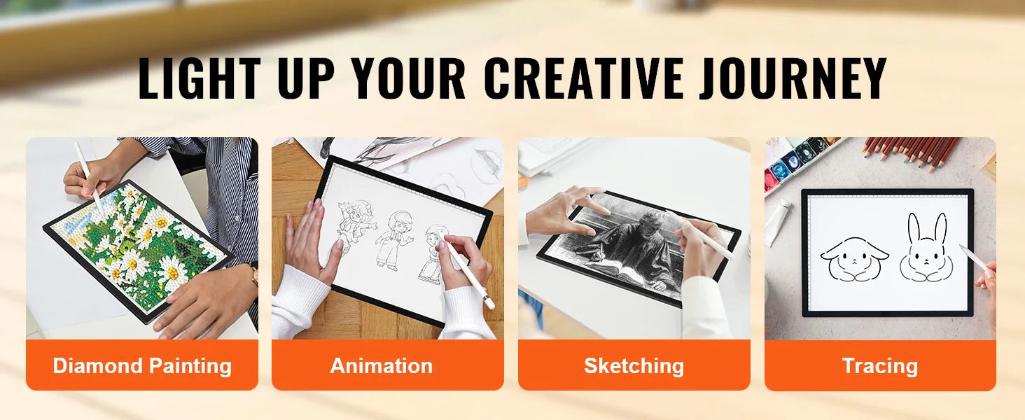 Rechargeable Light Tablet for Tracing Light Box for  Painting/Animation/Sketching