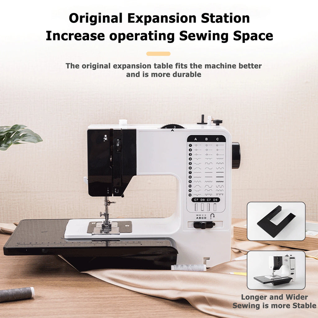 12 Stitch Mini Sewing Machine with Sewing Table and 113PCS Sewing Kit