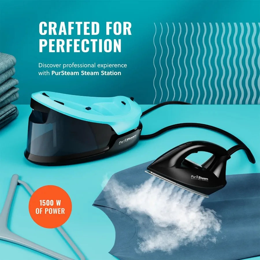 Ceramic Soleplate Steam Iron Fast Heat Up Self-Clean
