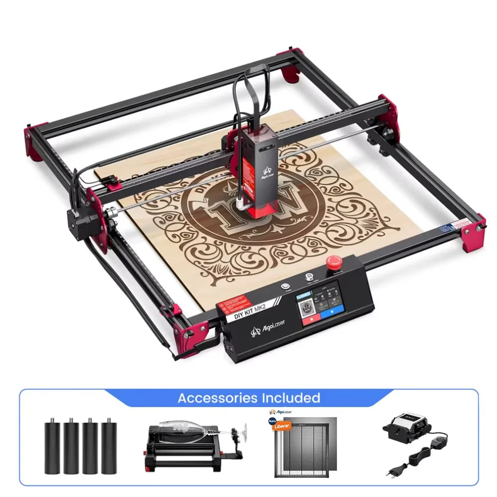 Laser Engraver with Air Assist Nozzle High Accuracy Cutting Machine