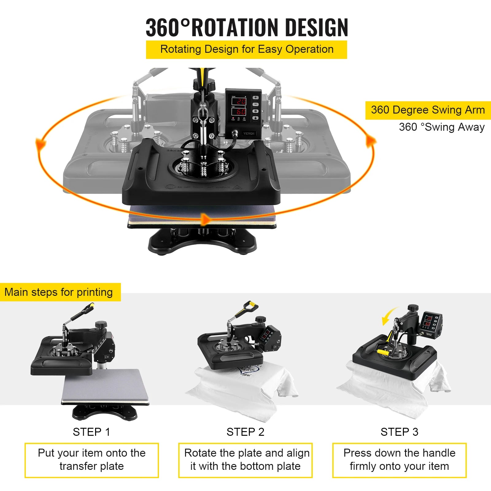 8 in 1 Combo Heat Press Machine