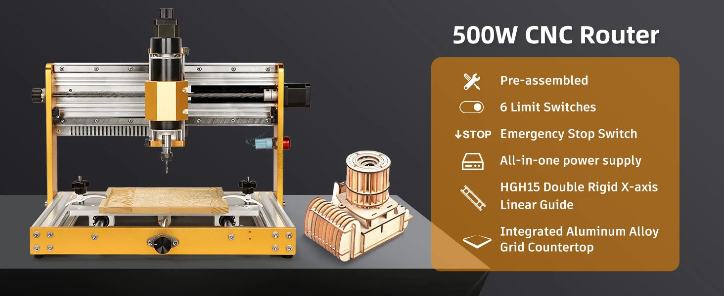 Ultra Milling  Engraving Machine with Limit Switch Offline Kit for Woodworking