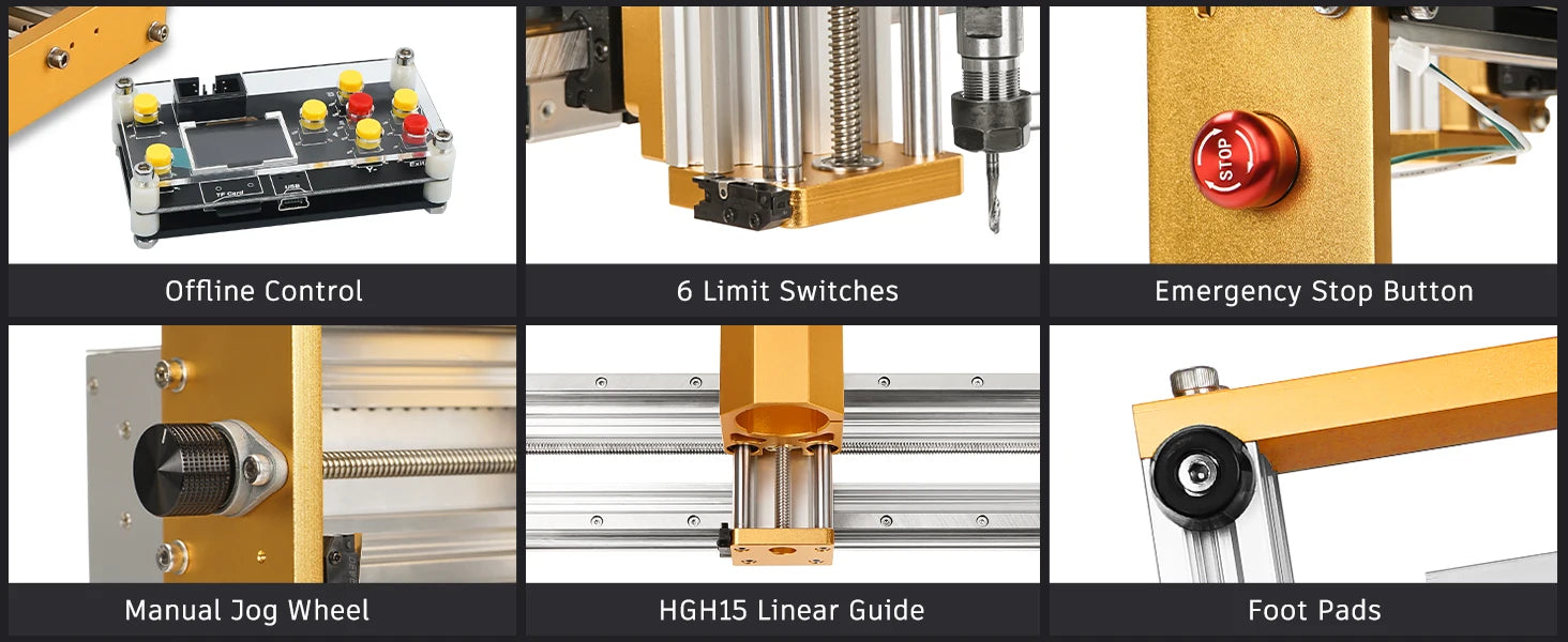 Ultra Milling  Engraving Machine with Limit Switch Offline Kit for Woodworking
