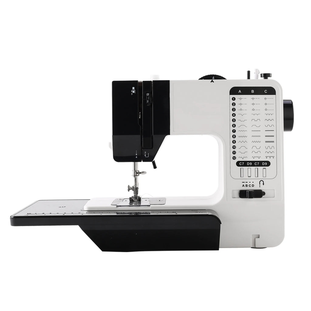 12 Stitch Mini Sewing Machine with Sewing Table and 113PCS Sewing Kit