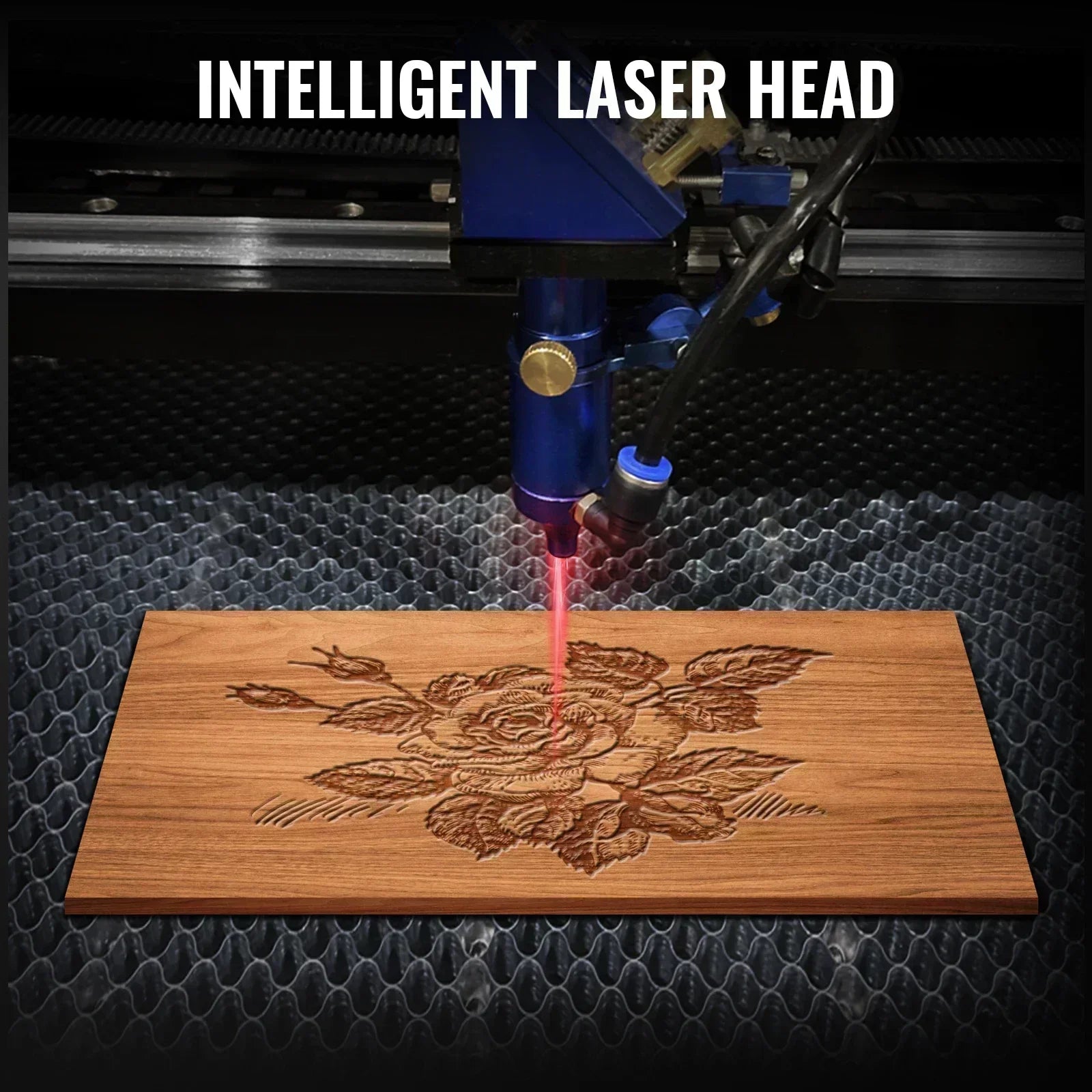 Laaser Engraving Machine with Digital Control Panel for Wood Leather and Acrylic