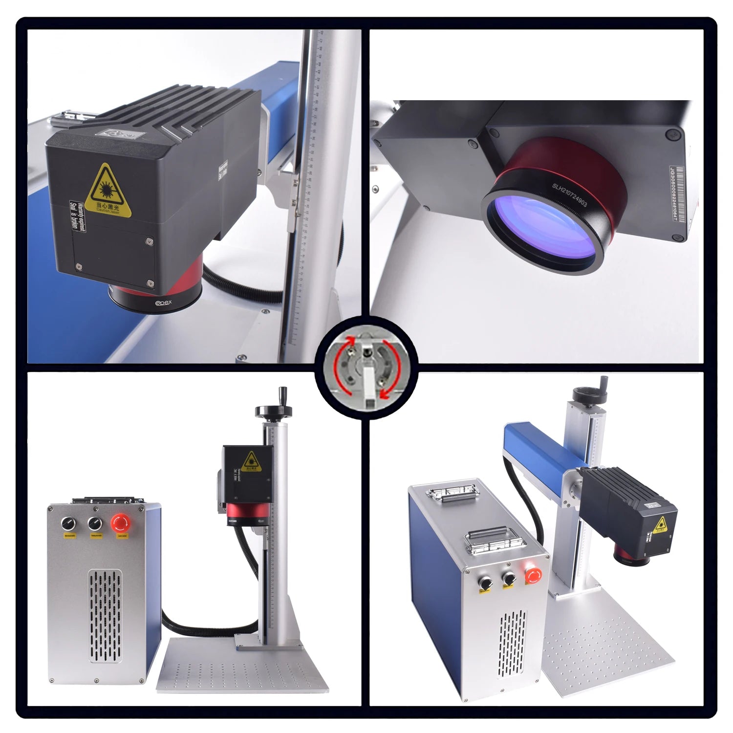3D Relief Deep Engraving Fiber Laser Marking Machine & Fiber Laser Engraver for All Metal Cutting