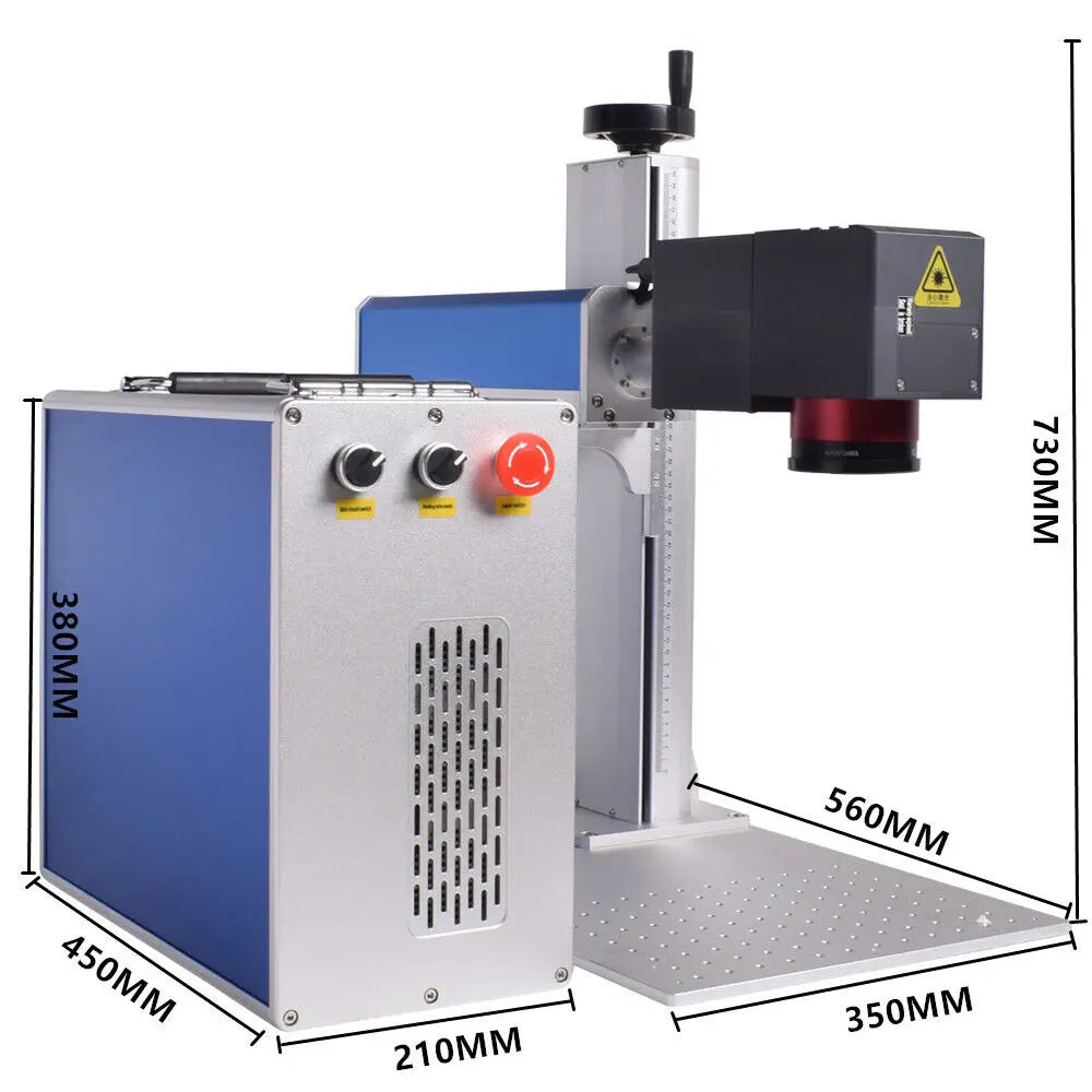 3D Relief Deep Engraving Fiber Laser Marking Machine & Fiber Laser Engraver for All Metal Cutting