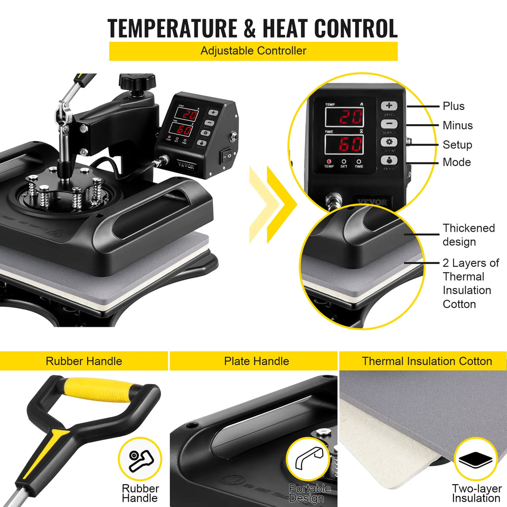 8 in 1 Combo Heat Press Machine