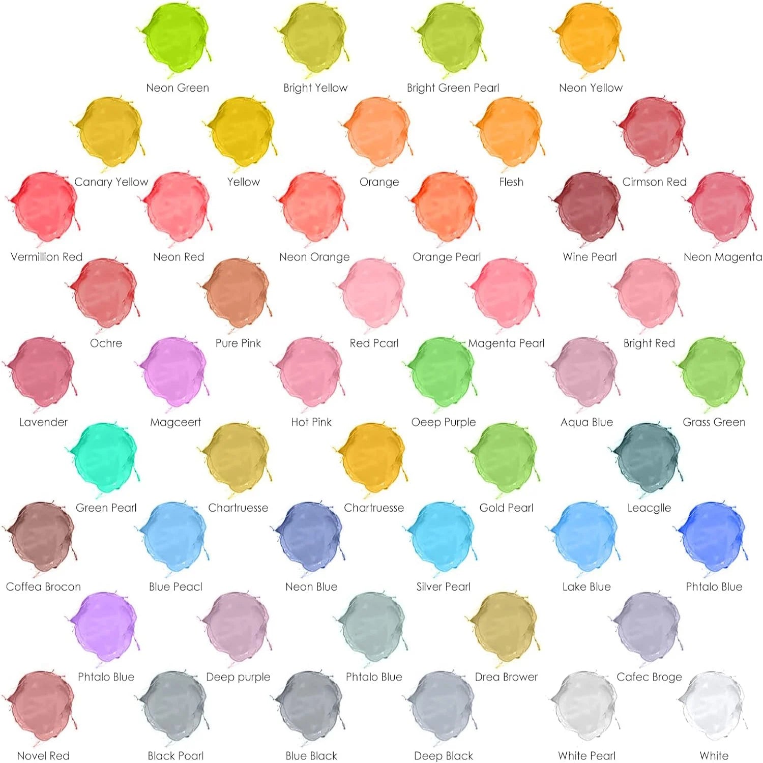 48 1 fl oz. Opaque Airbrush Paint Colors. Good Leather & Shoe Acrylic Paint Kit