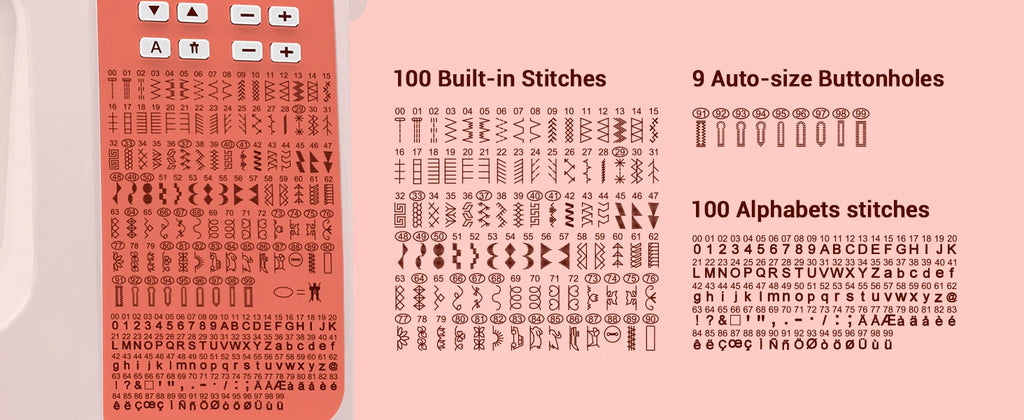 Heavy Duty Computerized Sewing Machine with Built-in 200 Stitches