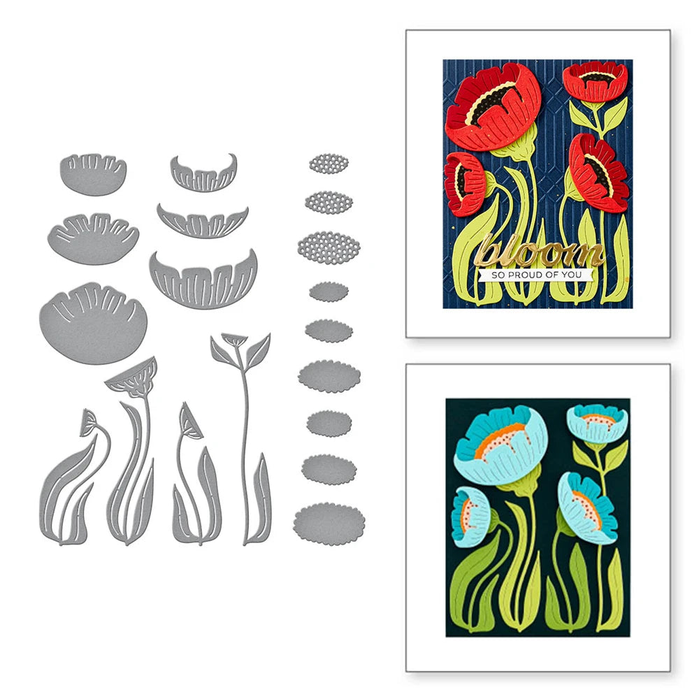Tulips Metal Cutting Dies For DIY Scrapbooking