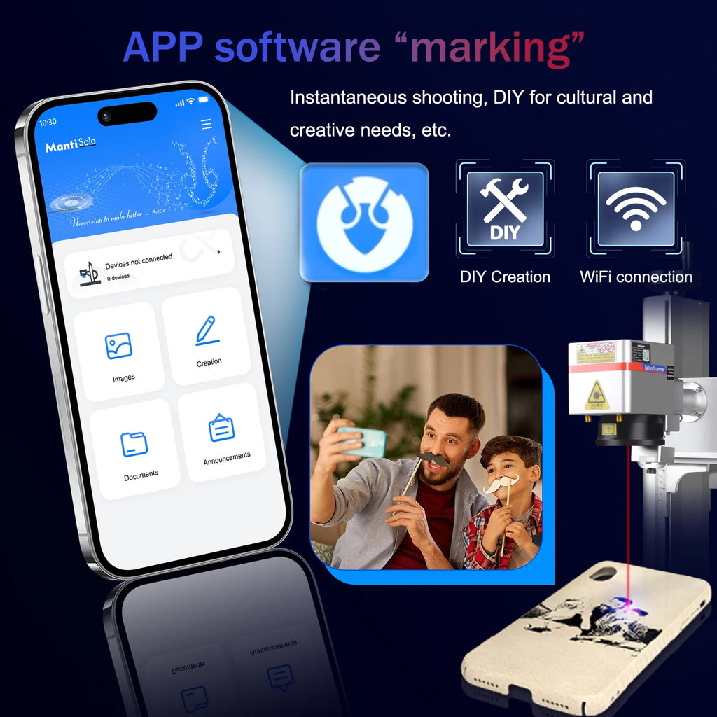 15W UV CCD Laser Marking Machine Automatic Visual Positioning Maker Camera Laser Engraver for Metal Plastic Glass