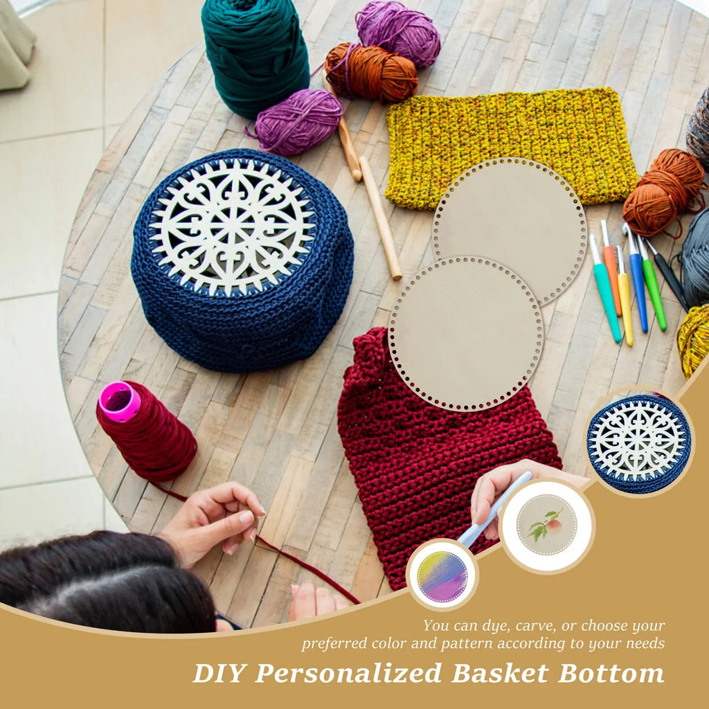 Wood Bag Bases for Crochet Bag & Crafts