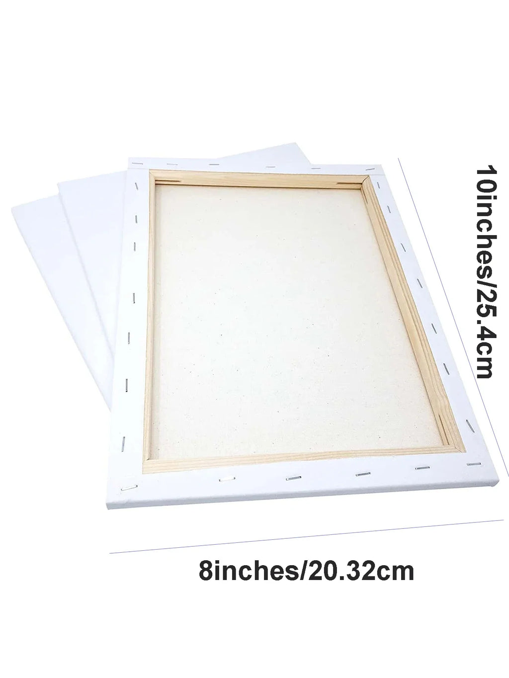 8x10" Inch 100% Cotton Canvas Boards for Acrylic & Oil Paint