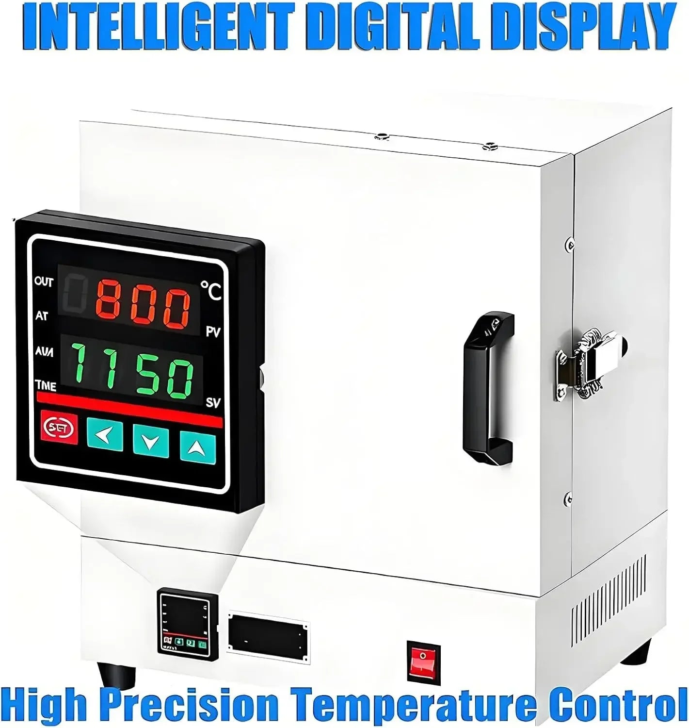 Electric Kiln for Jewelry Making, Metal Casting, Pottery Glazing,2000w Electric Ceramic Laboratory Mu