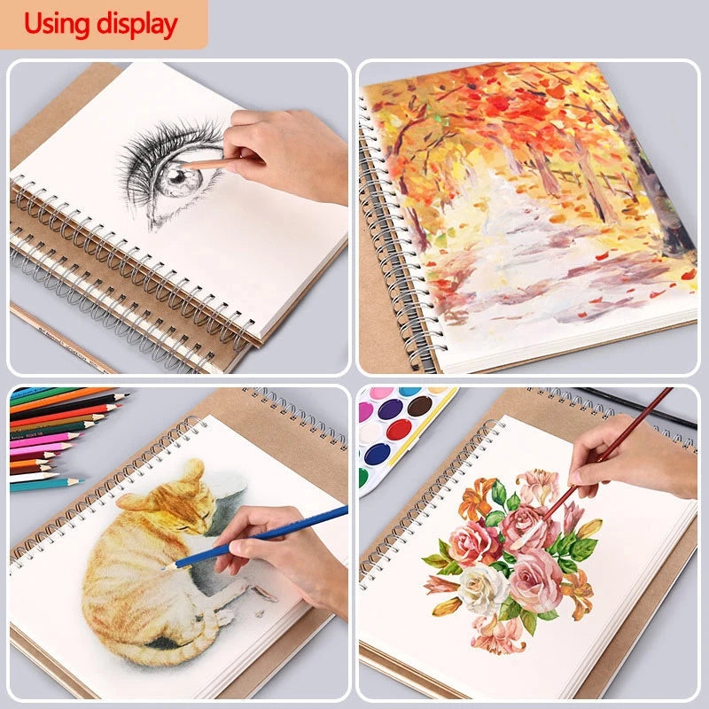 Sketchbook Thick Paper Notebook for painting DIY Creative Practice Drawing