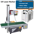 15W UV CCD Laser Marking Machine Automatic Visual Positioning Maker Camera Laser Engraver for Metal Plastic Glass