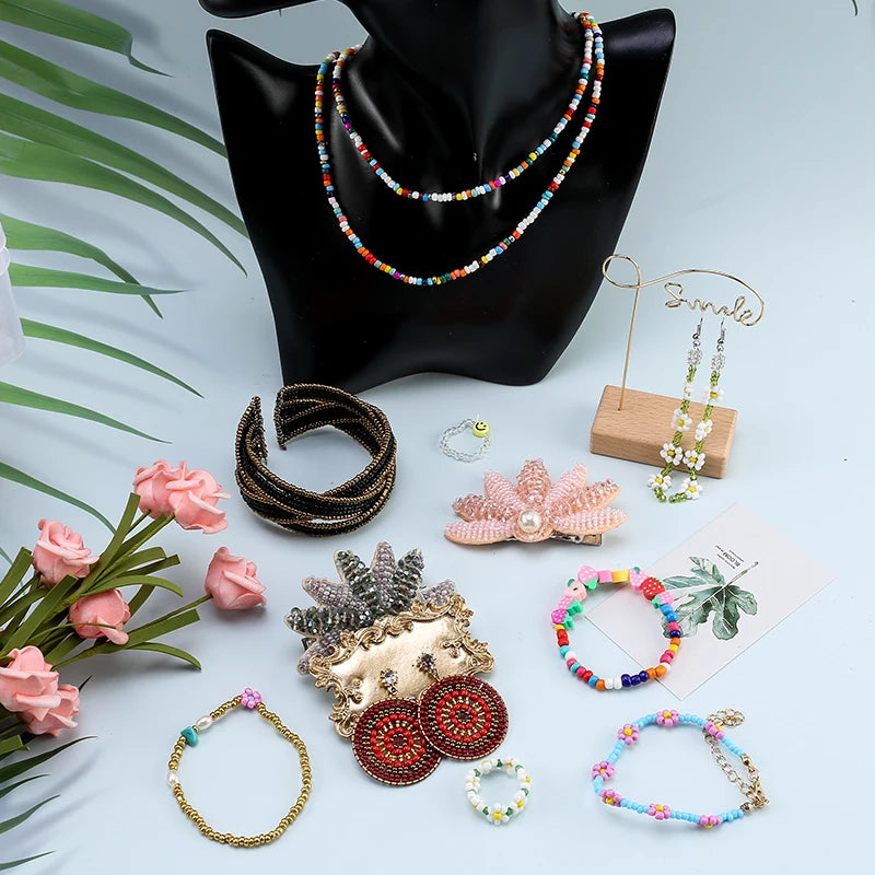 Bead Set With Organizer Box For Jewelry Making