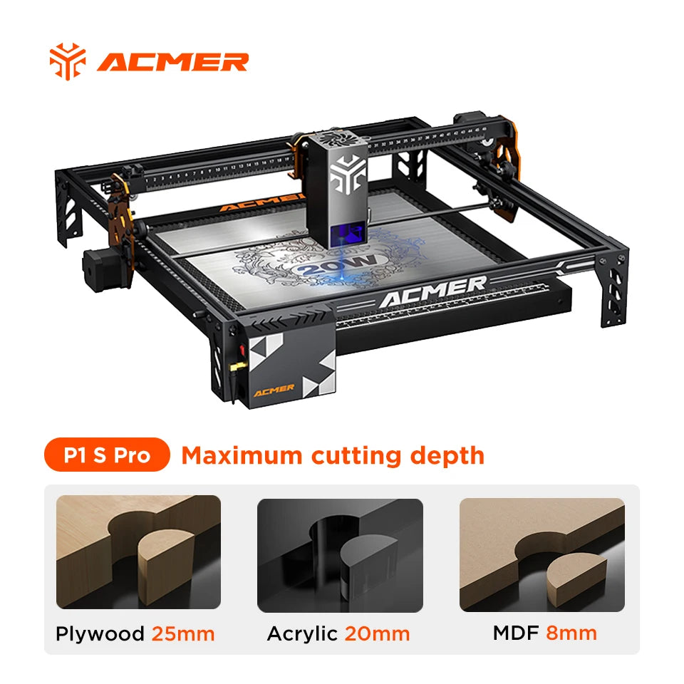Ultra-thin Laser Cutting Engraving Machine Control For Acrylic Wood Glass Ceramic