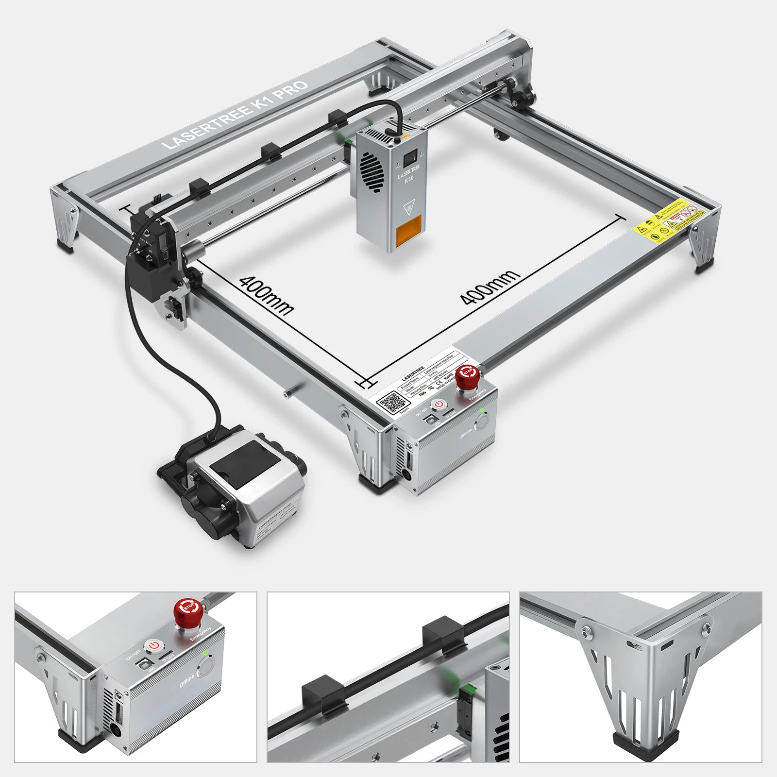 Laser Engraving Woodworking Machine with Laser Cut Tools