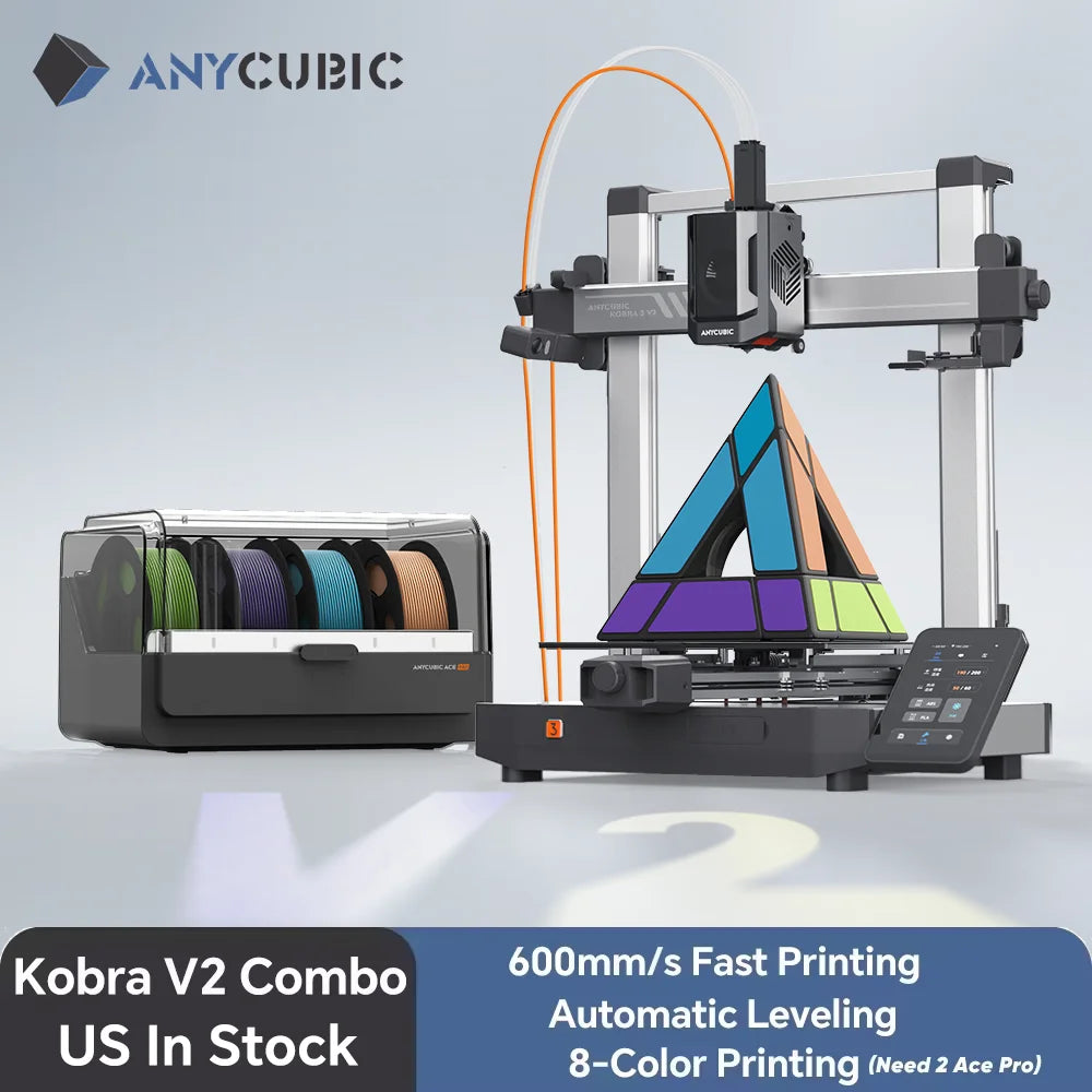 Fast Printing and Auto Drying 3D Printer with up to 8 Filament Colors