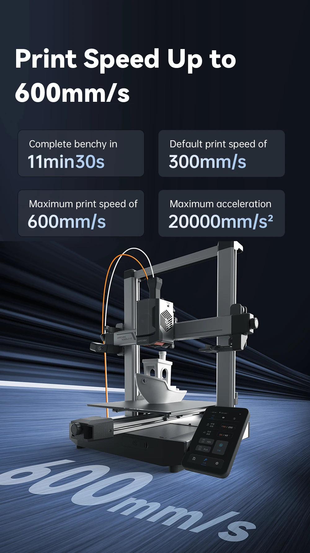 Fast Printing and Auto Drying 3D Printer with up to 8 Filament Colors