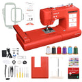 The 2 in 1 Embroidery Sewing Machine is a Computerized Home Machine for Beginners with a Starter Kit