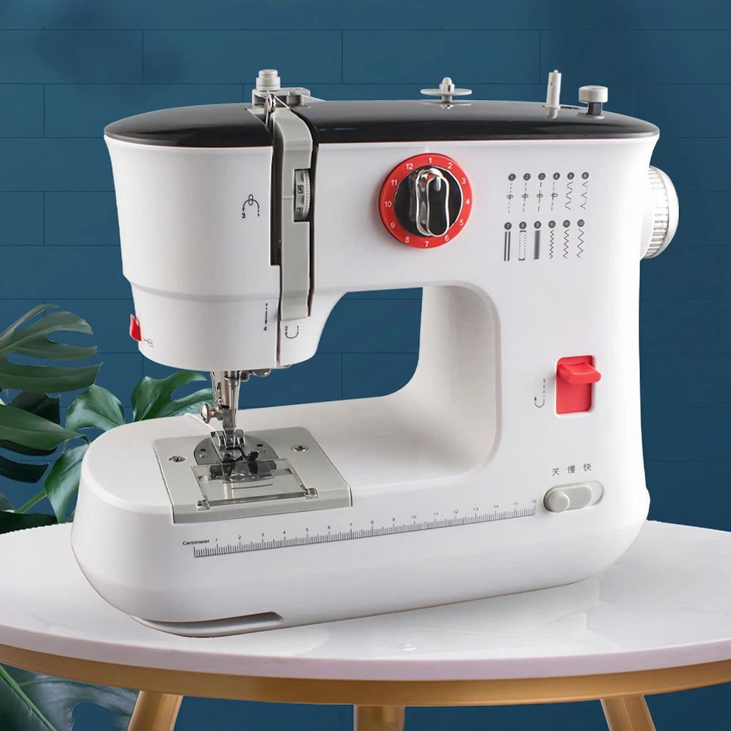 12 Stitches Electric Sewing Machine Mini Double Thread