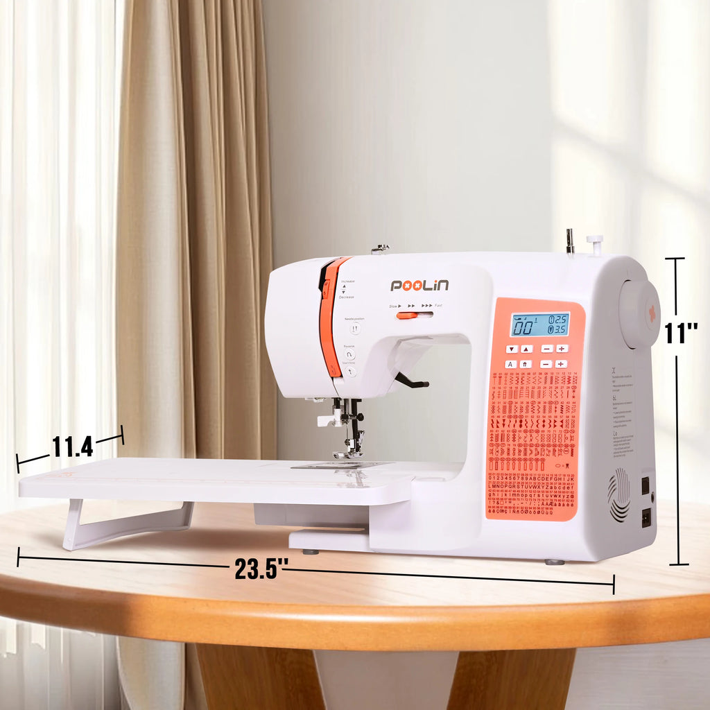 Heavy Duty Computerized Sewing Machine with Built-in 200 Stitches