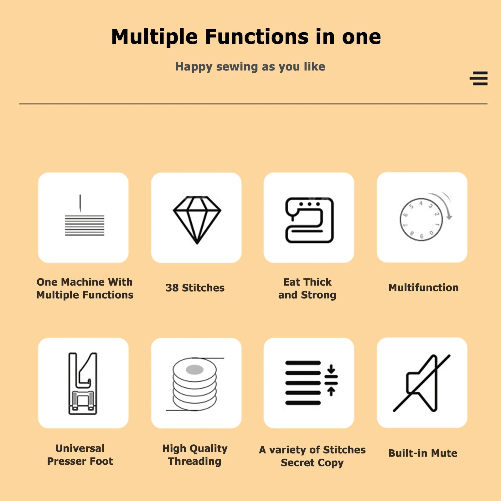 12 Stitch Mini Sewing Machine with Sewing Table and 113PCS Sewing Kit