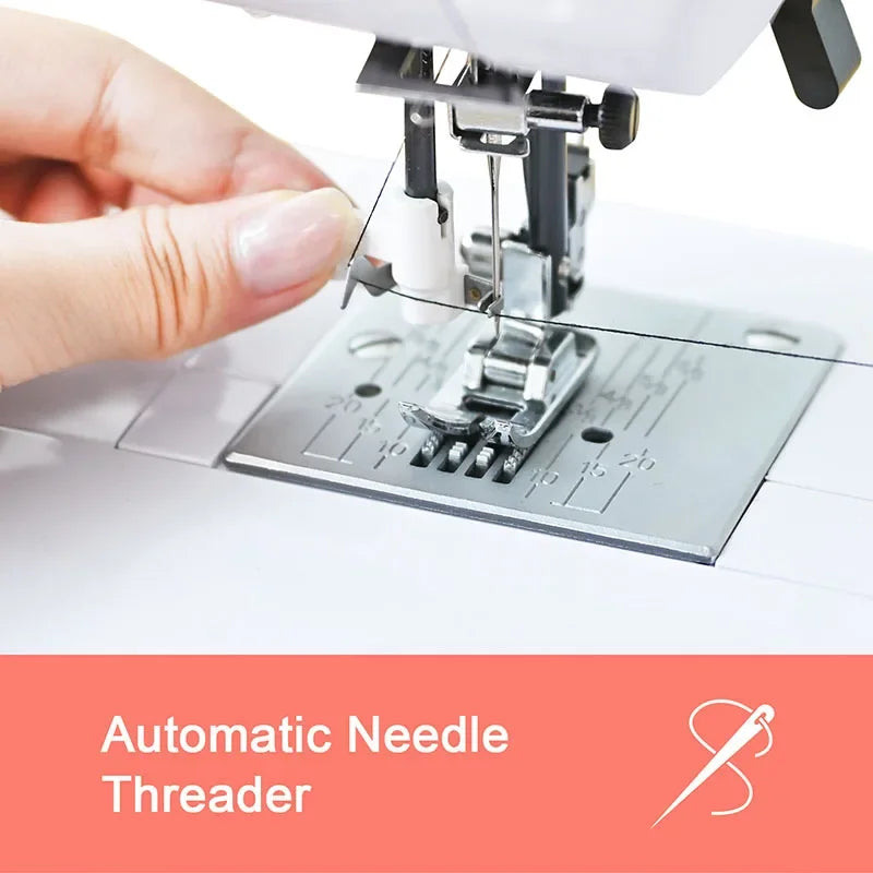 Computerized Sewing Machine With 2 Sewing Modes and 107 Stitch Applications