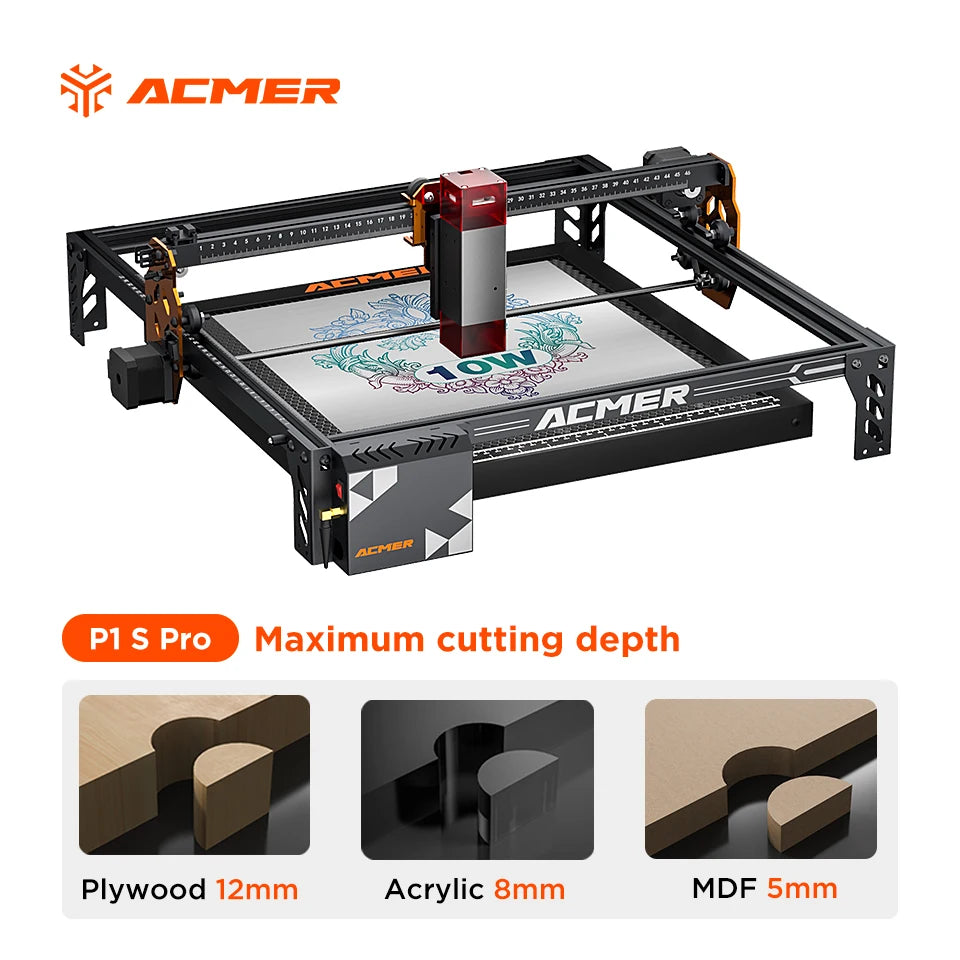 Ultra-thin Laser Cutting Engraving Machine Control For Acrylic Wood Glass Ceramic
