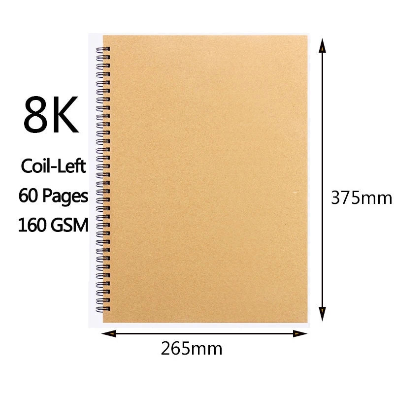 Sketchbook Thick Paper Notebook for painting DIY Creative Practice Drawing