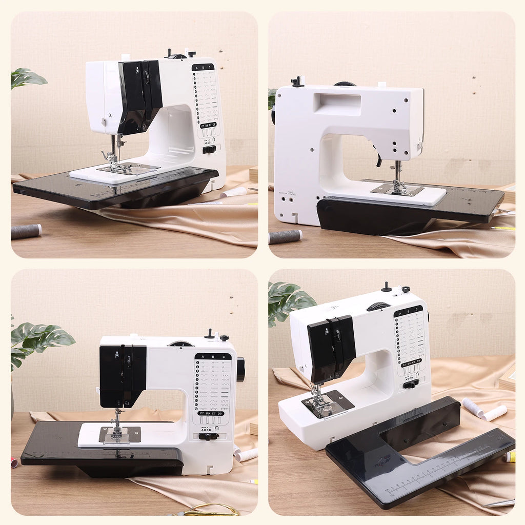 12 Stitch Mini Sewing Machine with Sewing Table and 113PCS Sewing Kit