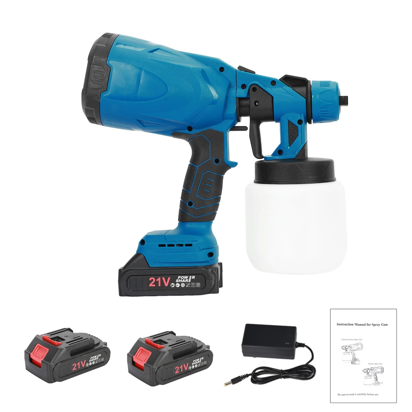 1 Set Mini 3 Paint Long-Spray Distance Patterns Rechargeable, Multipurpose, Electric, & Handheld