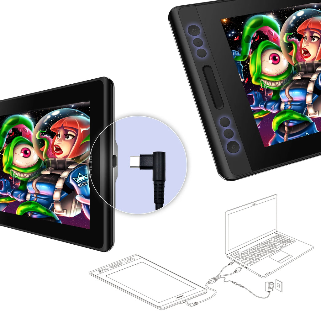 Graphics Tilt Support Tablet Screen  Battery-Free Drawing Pen