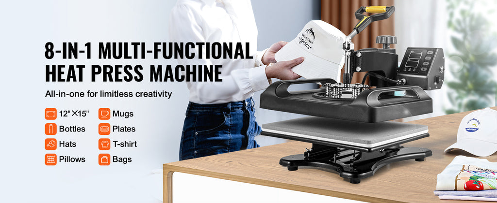 8 in 1 Combo Heat Press Machine